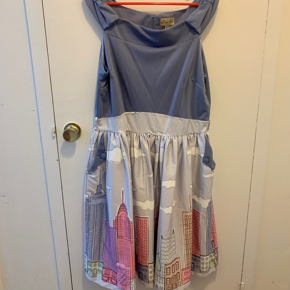 Lindy Bop city skyline dress